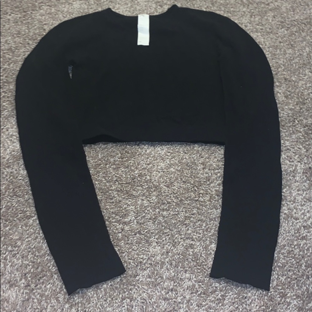 Fabletics Valerie leopard print  Sculptknit top-M